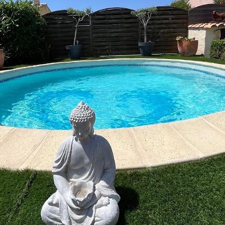 Piscine Cosy, 3 Chambres, 3 Sdb, Havre De Paix A 10 Min Des Plages Mauguio Exterior foto