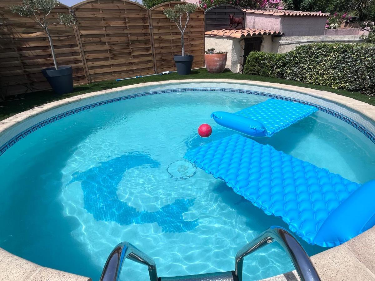 Piscine Cosy, 3 Chambres, 3 Sdb, Havre De Paix A 10 Min Des Plages Mauguio Exterior foto